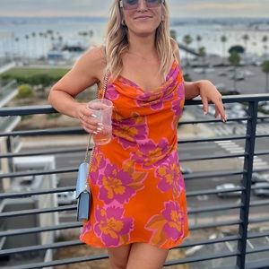 Runaway the Label Floral Mini Dress